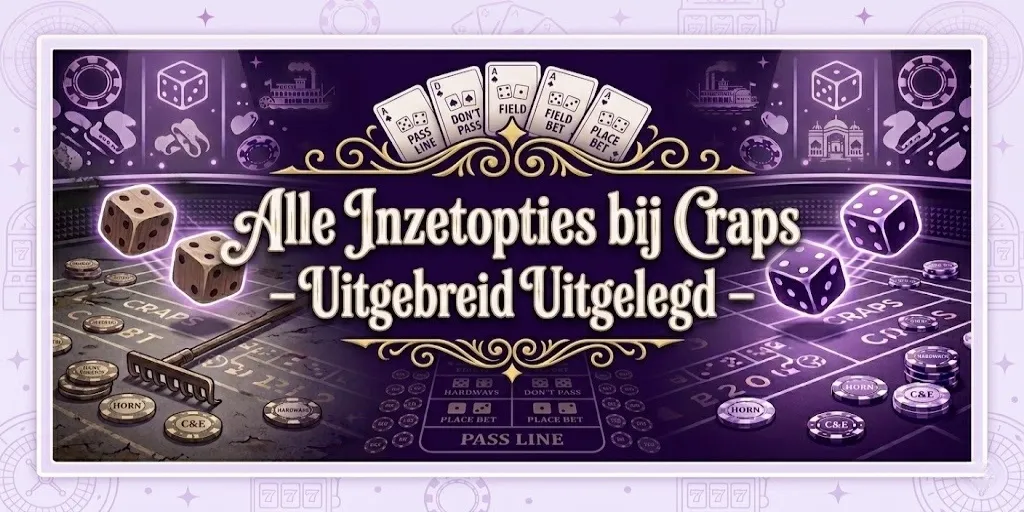 Alle Inzetopties bij Craps – Uitgebreid Uitgelegd