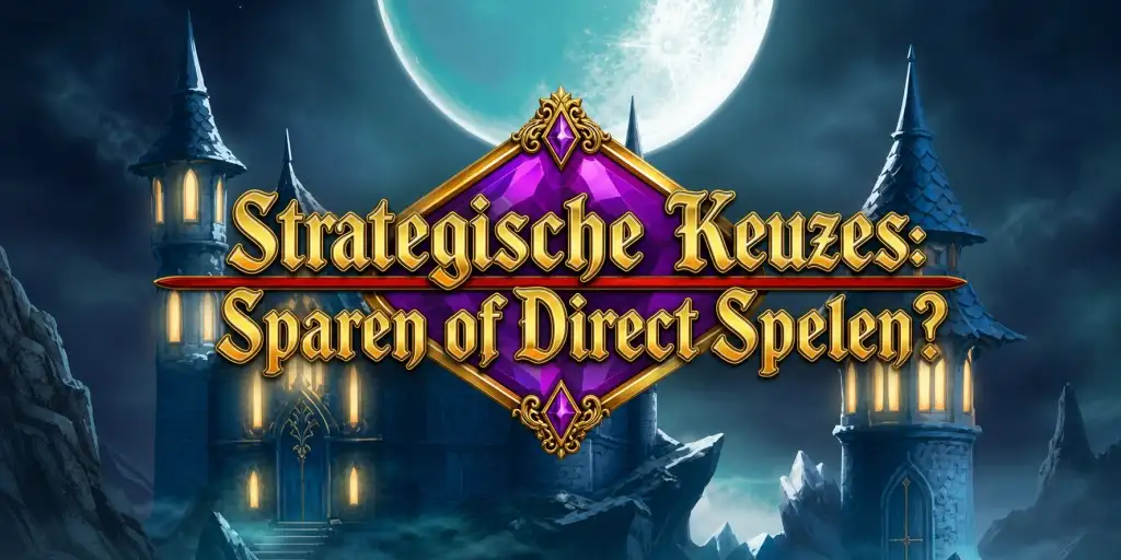 Strategische Keuzes Sparen of Direct Spelen