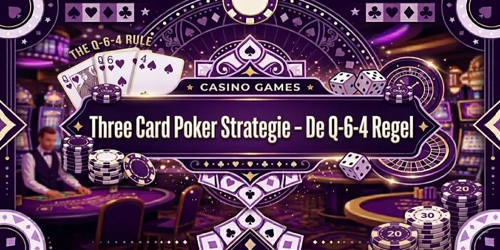 Three Card Poker Strategie – De Q-6-4 Regel