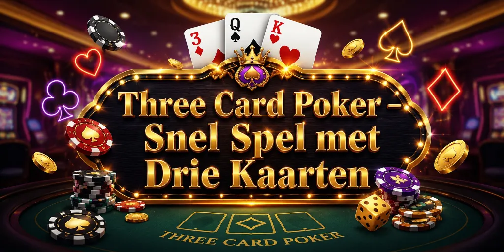 Three Card Poker – Snel Spel met Drie Kaarten