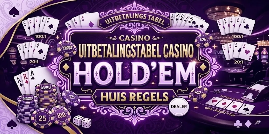 Uitbetalingstabel Casino Hold'em