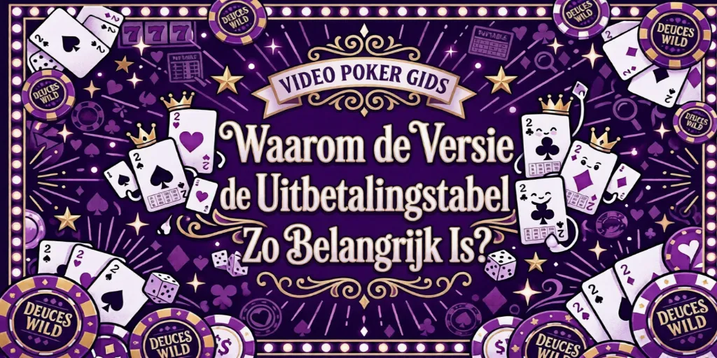 Waarom de Versie van de Uitbetalingstabel Zo Belangrijk Is?