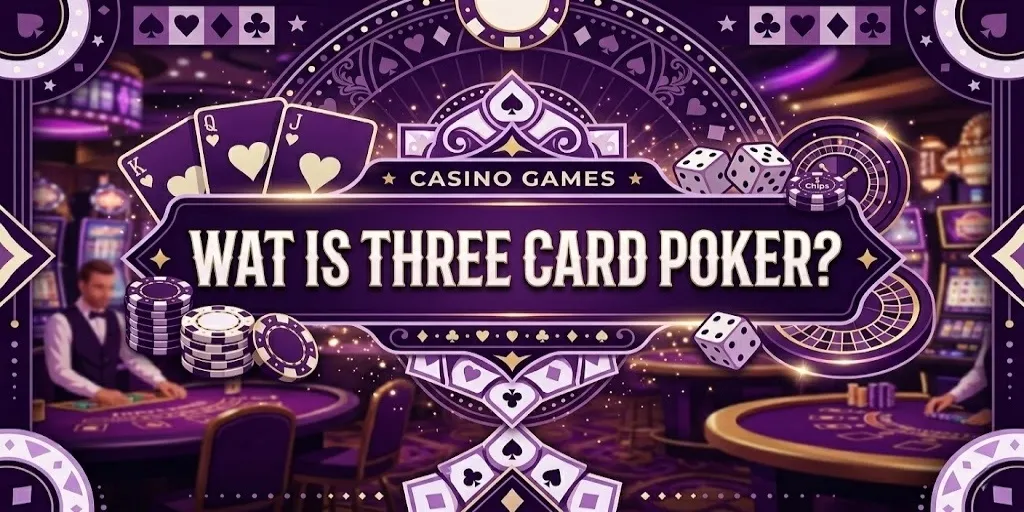Wat is Three Card Poker?